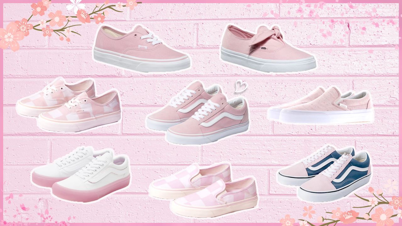<b>10款甜美樱粉色Vans运动女鞋合集，夏日气息、显白易衬！</b>