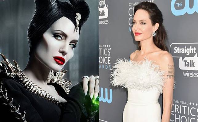 <b>《黑魔后2》预告片造型慑人回顾性感女神Angelina Jolie 经典造型</b>