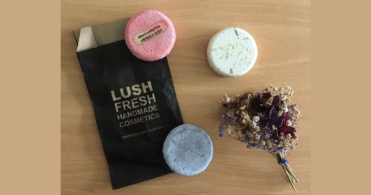Lush shampoo bar洗发饼使用心得，用法简单很适合旅游时使用