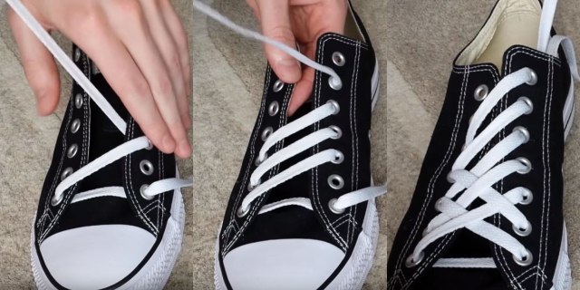 三种绑鞋带的方法学起来