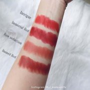 <b>四款NARS口红推荐色号：Banned Red/Intrigue/Raw seduction/Immortal Red</b>