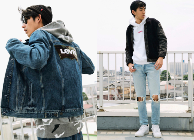 LEVI’S® 秋冬推出 Trucker Challenge，混搭色彩配上高腰丹宁完胜冬日时尚