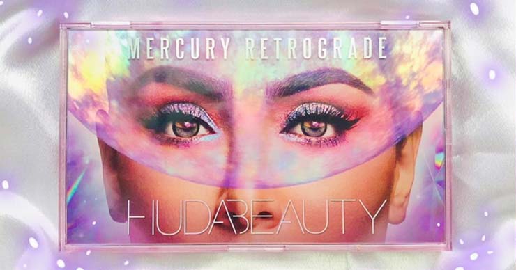 HUDA BEAUTY MERCURY眼影盘试色分享 粉质上面绝对没有问题