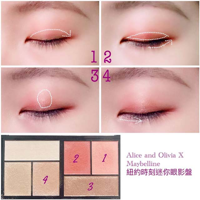 Alice and Olivia X Maybelline美宝莲纽约时刻六色迷你眼影盘怎么样？