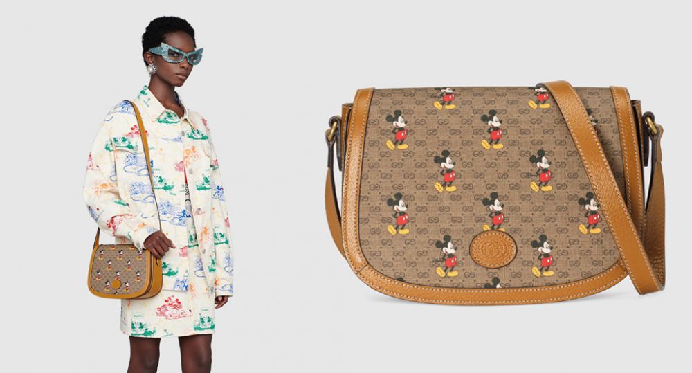 2. Disney x Gucci小型肩背袋（售价：HK$17,000）