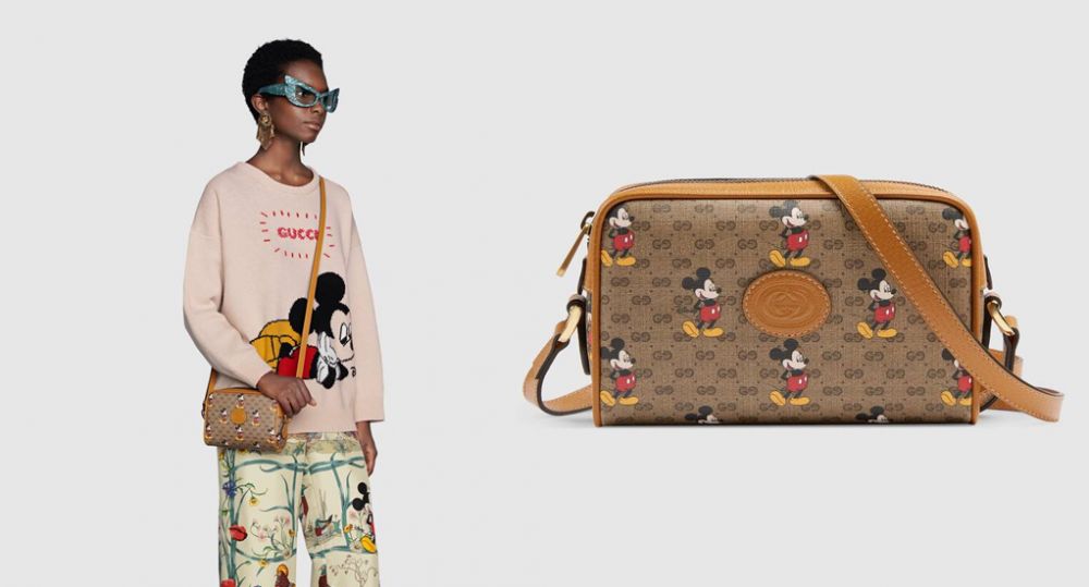 3. Disney x Gucci肩背袋（售价：HK$8,200）
