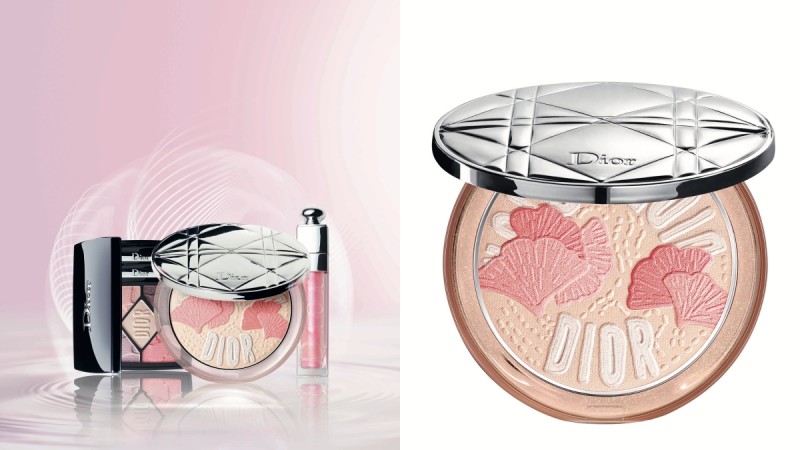 Dior迪奥雪晶灵彩妆「粉樱飞舞」超梦幻！满是樱花花瓣的矿物蜜粉饼
