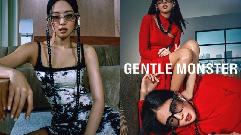 Gentle MonsterＸJennie联名系列老奶奶眼镜链超烧！