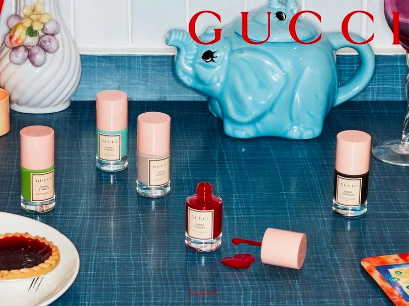 <b>Gucci Beauty推出绝美复古风指甲油，尽显优雅闪亮魅力！</b>