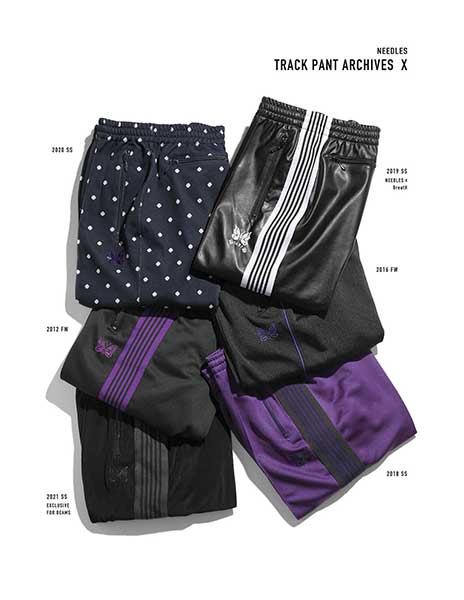 NEEDLES 发布「THE HISTORY OF NEEDLES TRACK PANT」特辑